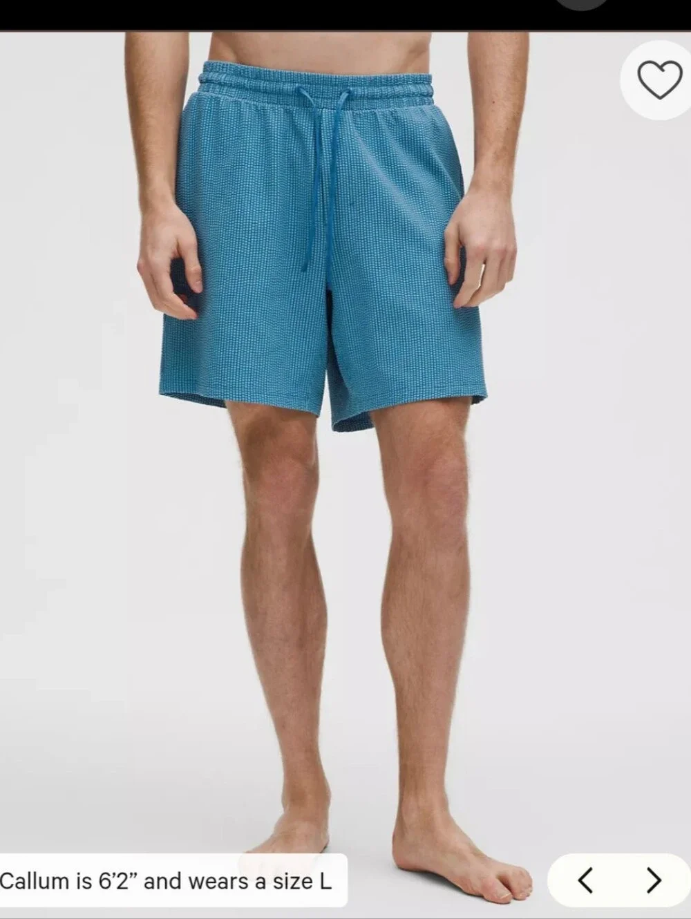 Lululemon Textured Swim Short 7
